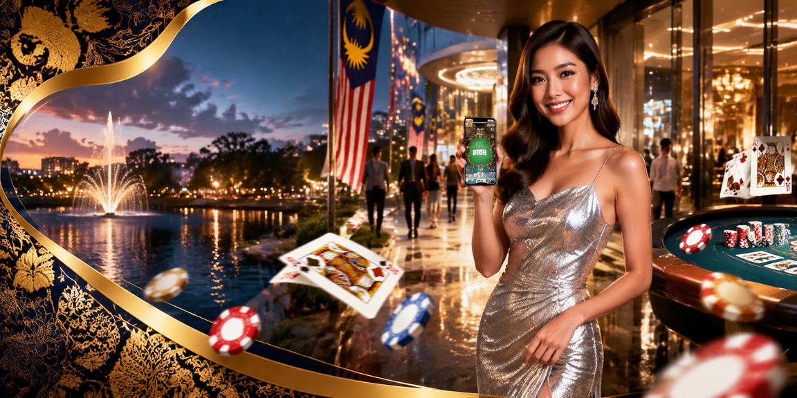 Pemain Malaysia menikmati permainan kasino dalam suasana bercorak batik yang meriah
