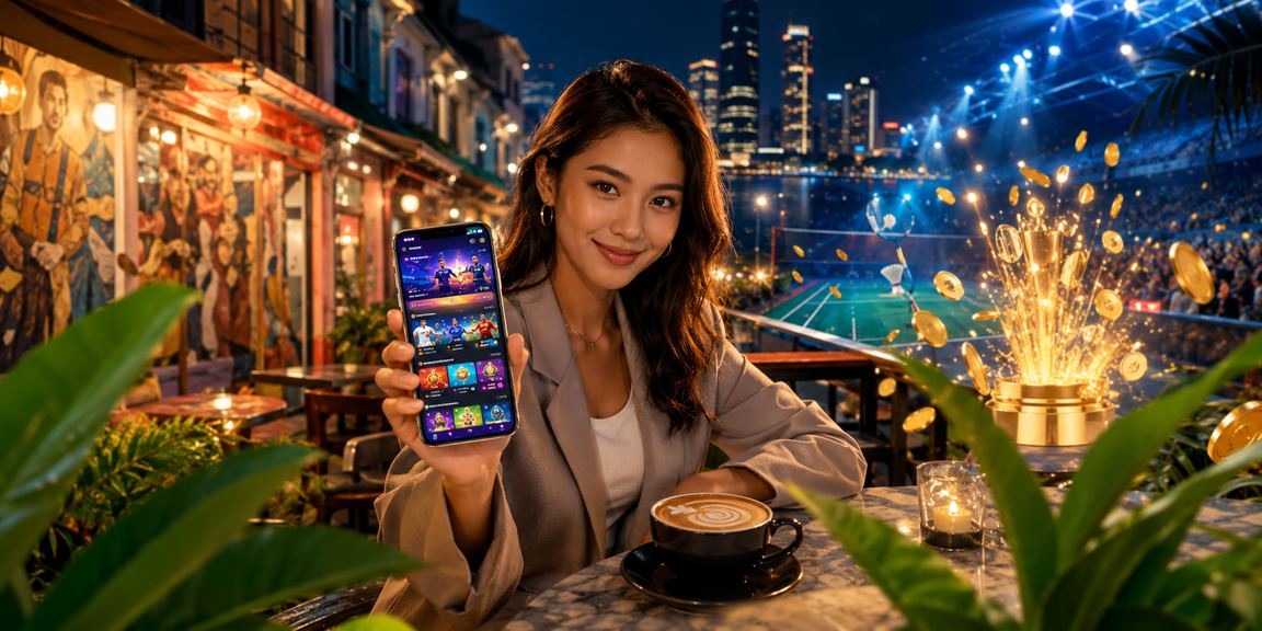 Pemain berdaftar di platform ex30 menggunakan telefon pintar di Pulau Pinang